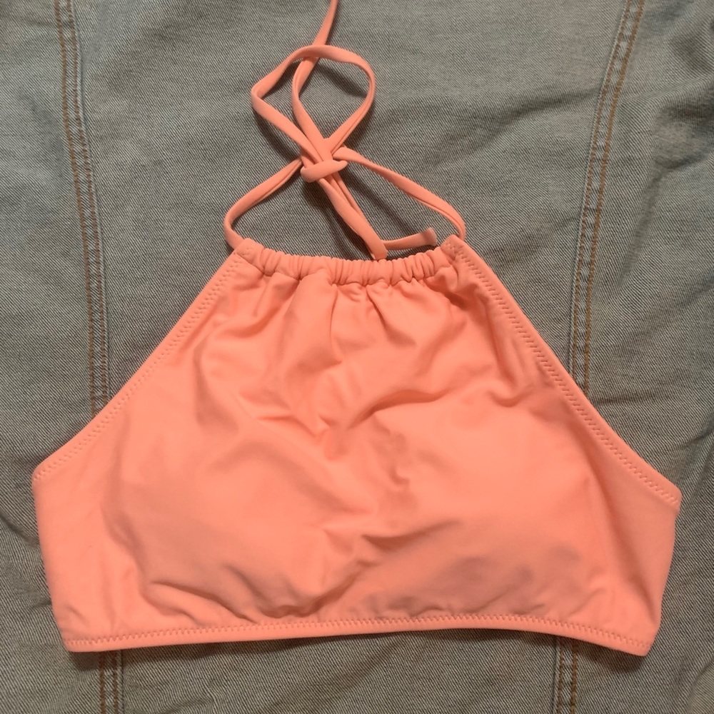 Salmon Bikini Top
